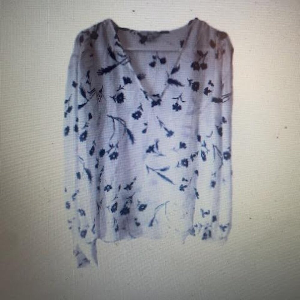 Joie Yadra Silk Floral Popover Blouse Size XL, very good pre-owned condition.